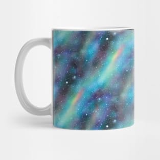 Milky Way Spray Paint Pattern Mug